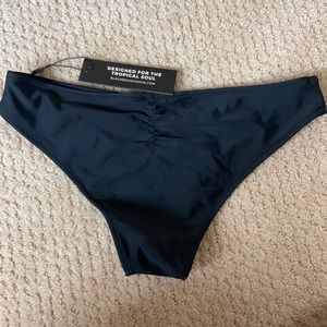Blackbough black swim bottoms